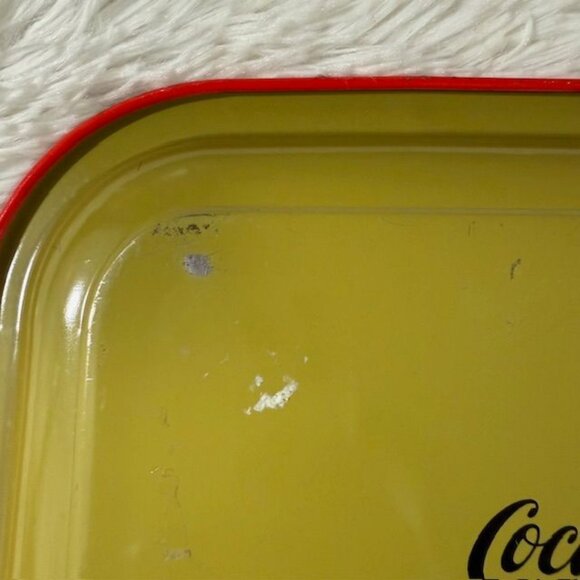 Vintage Coca-Cola Norman Rockwell BAREFOOT BOY Metal Tray - Picture 15 of 16